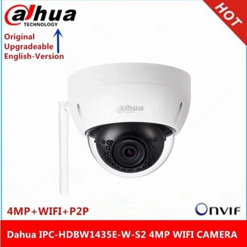 Dahua IPC-HDBW1435E-W-S2 4MP IP Camera IR30M IP67 built-in SD Card slot Network outdoor WIFI Camera replace IPC-HDBW1320E-W