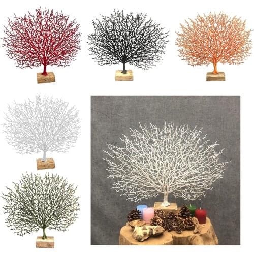 Coral Tree Branch Decorative Sculpture for Bedroom Living Room Tabletops, Countertops