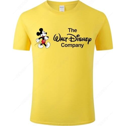 Disney Mickey Mouse T Shirt Men Women Summer Cotton Tee Shirt Casual Short Sleeve Print tshirt Cool Brand Tops Clothing J126