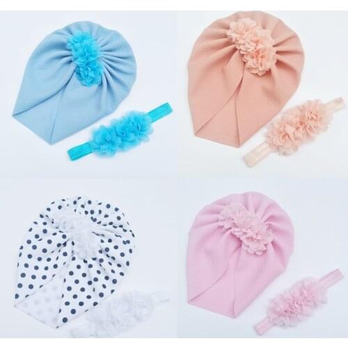 Headbangd for Newborns spring and autumn Period Flower Children Cap Newborn Hat Female Baby Hair Headbands Accessories
