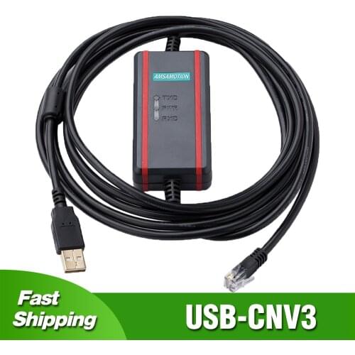 USB-CNV3 For Fuji N Series plc NB/NJ/NS/NW0 Programming Cable NN-CNV3 Serial Port Download Line