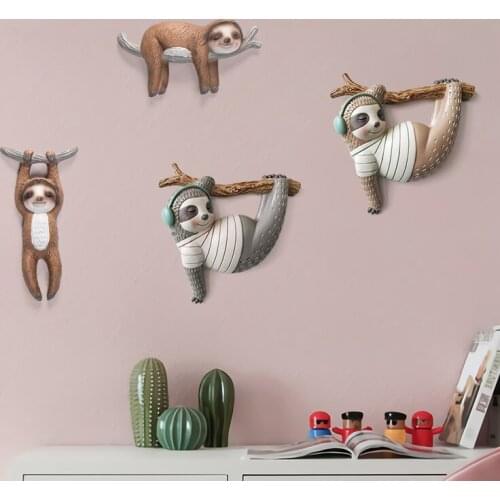Boys and girls Childrens Room Layout Bedroom Background Wall Decoration Cute Corridor Aisle Wall Hanging Ornaments
