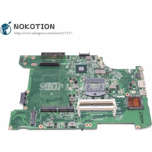 NOKOTION For Dell Latitude E5520 Laptop Motherboard CN-0JD7TC 0JD7TC Main Board HM65 UMA DDR3