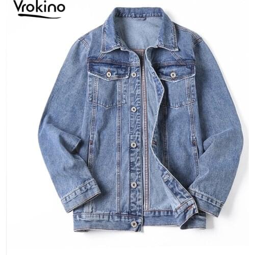 Mens denim jacket Spring and autumn 2020 new casual plus size tops Mens fashion high-quality jacket 5XL 6XL 7XL