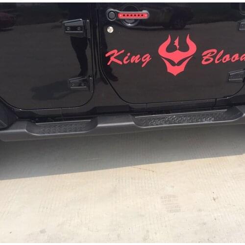 For Jeep Wrangler JK 4 Doors Pedal Plastic Side Step Bar J164 Lantsun