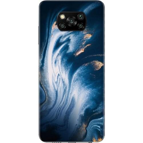 Aurora Pattern 3M Films for POCO X3 NFC Case Decal Skin Film for Xiaomi Poco X3 Pro Cover Protector Anti-scratch Durable Sticker
