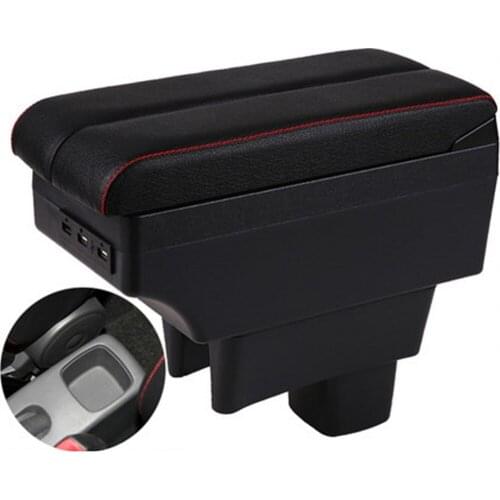 For Suzuki Swift armrest box central content box interior Armrests Storage car-styling accessories part with USB interface