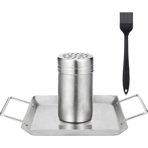 Beer Can Chicken Holder For Grill Stainless Steel Barbecue Chicken Roaster Stand With Drip Pan For Outdoor Barbecue Camping