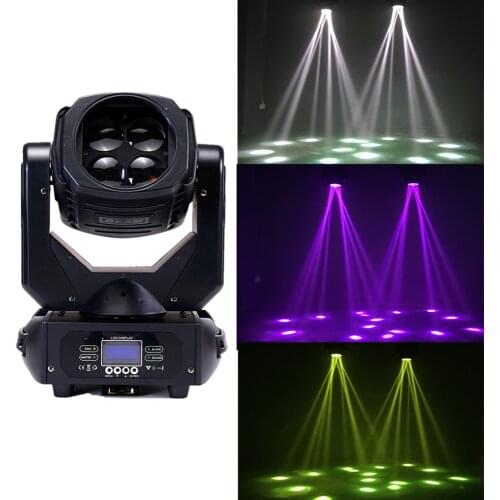LED 4x25W Super Beam Moving Head LED Beam Light perfect Effect Light For DJ Disco Party Lighting Fast Shipping