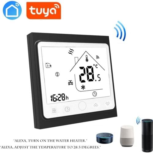 Tuya app smart phone control WIFI thermostat for floor water heating digital room temperature regulator antifreeze