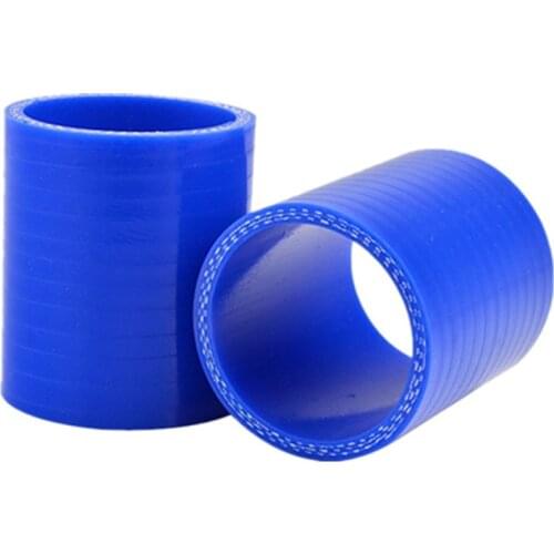 SPSLD Universal 3 Ply 51mm/57mm/60mm/63mm/70mm/76mm Straight Silicone Hose Intercooler Turbo Coupler Tube Intake Pipe Blue Color