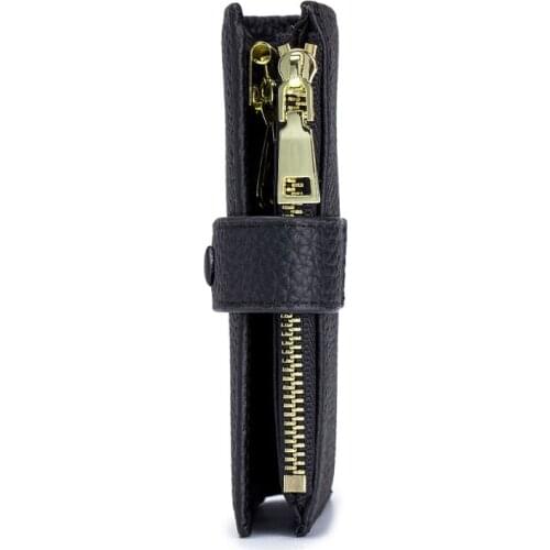 066F Mens PU Leather Vintage Short Wallet Credit Card Holder Bifold Business Purse