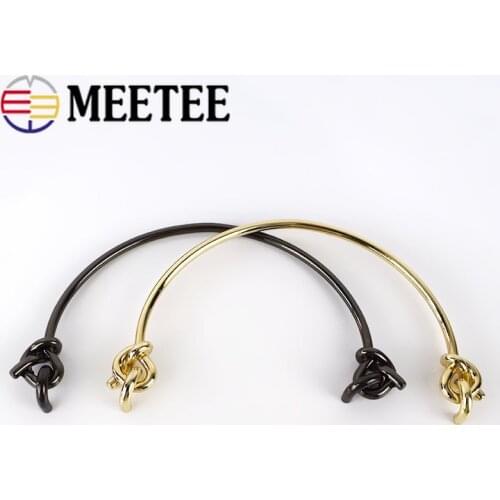 1/2pcs Handbag Metal Handles Arch Bridge for Women Bag Decoration Replacement Strap Handle Connector DIY Hardware Accessories