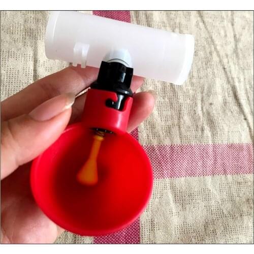 12 Pcs Poultry Automatic Water Drinking Bowl Chicken Hen Bird Auto Drinker Watering Feeder Nipple Drinkers Farm Animal Supplies