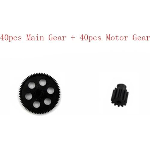 40pcs VISUO XS809 XS809S XS809HW XS809W XS816 Foldable RC Drone Quadcopter Spare Parts Main Gear + Motor Gear Set