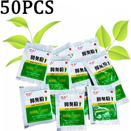 50pcs Deodorant Foot Bath Powder Deodorant Foot Sweat Foot Antipruritic Foot Odor Sweat Foot Bath Powder Footwear Deodorant