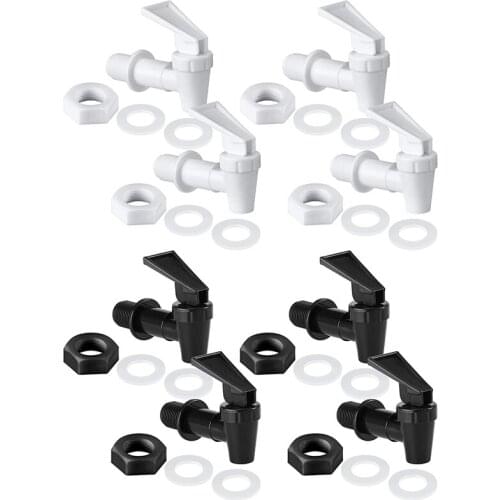 8 Sets Replacement Cooler Faucet Water Bottle Jug, Dispenser Tap Spigot Spout Water Beverage Lever Pour Dispenser Valve
