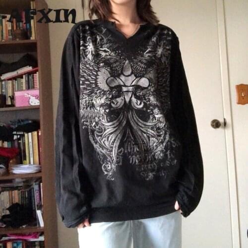 Женские свободные футболки AFXIN China At AliExpress