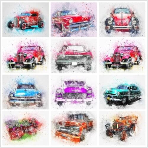 HUACAN Diamond Embroidery Sale Cartoon Car Picture Of Rhinestone 5D DIY Mosaic Full Square Diamond Painting Home Decor Gift