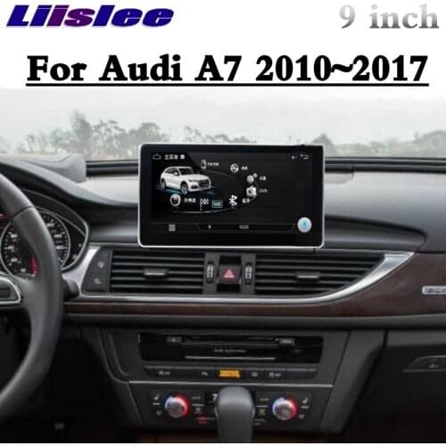 Liislee Car Multimedia Player NAVI CarPlay Adapter For Audi A7 4G8 2010~2017 Original Car System Radio 8.4 inch GPS Navigation