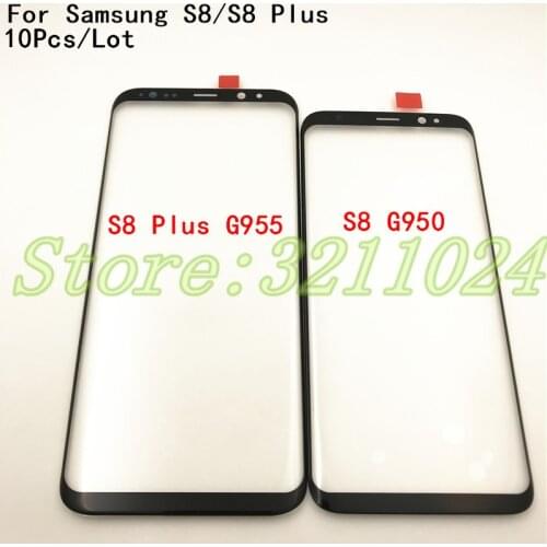 10Pcs/Lot For Samsung Galaxy S8 S9 S10 S10 Plus 5G version S10 G977 LCD Display Touch Screen Front Outer Glass Lens