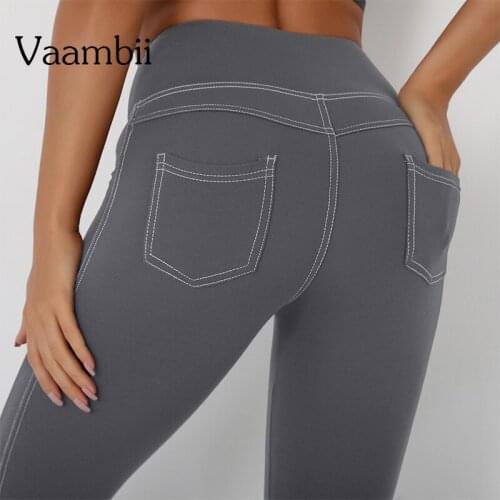 Jeggings Gym Leggings With Pockets 2021 High-waisted Workout Leggings For Women Joggers Push Up Leggings Womens Workout Clothing