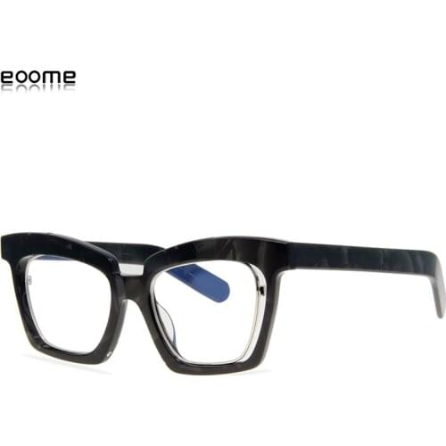 Eoome 2020 Original Design New Customized Fashion Special Sytle Textured Acetate Frames Top Qaulity Unisex Model
