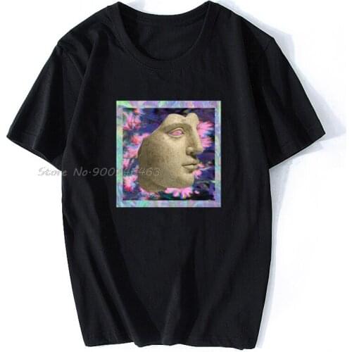 Men t-shirt Vaporwave Aesthetic Vaporware Tumblr Weeaboo Trash Shirt Tshirt Women T Shirt Cotton Tees Tops Hip Hop Streetwear