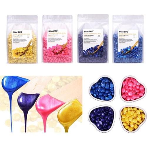 1kg Hard Wax Beans Hair Removal Waxing Bikini Full-Body Depilatory Pellet No Strip Hot Film Hard Wax Pellet Waxing