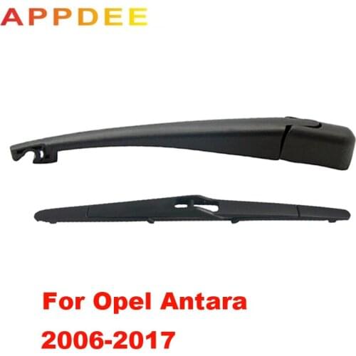 APPDEE Wiper 12" Rear Wiper Blade & Arm Set Kit For Opel Antara 2006 - 2017 2016 2015 2014 Windshield Windscreen Rear Window