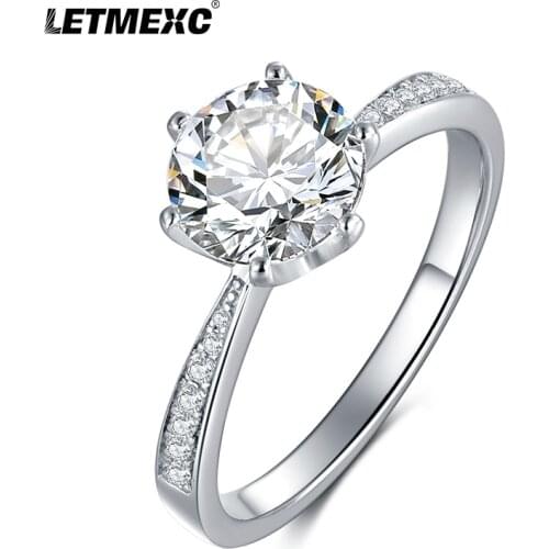 Letmexc Women's Silver Rings