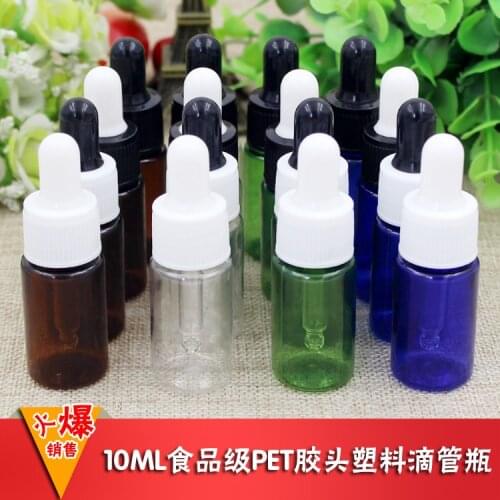 Refillable 10ml Eyedropper Bottle Oil Plastic Bottle Dispensing PET Bottling Bottle DIY Tools Bottle 20PCS/LOT