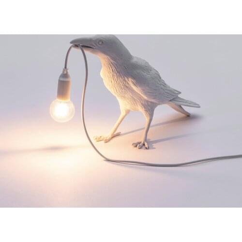 Lucky bird wall lamp Nordic reading decorative ornaments bedroom bedside lamp simple and creative indoor animal table lamp bird
