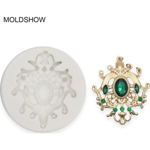 NEW 3D Diamonds Gem Vintage Jewelry Cake Decorating Tools Mould DIY Chocolate Candy Fondant Soap Ceramic Dried Pez Silicone Mold