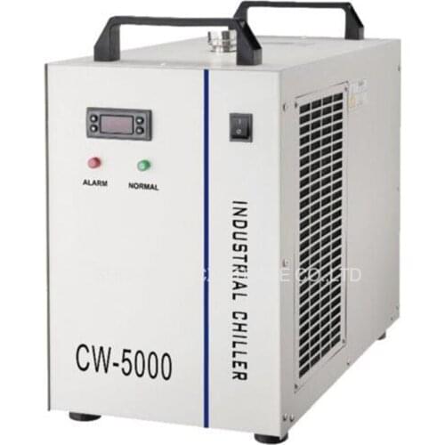 Free Ship CW-5000AG Industrial Water Chiller for 80/100W CO2 CNC Laser Tube 220V,50Hz