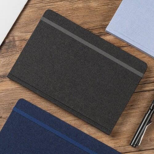 Strap A5 Notebook Fabric Hard Surface Elastic Band Notepad Business Office Stationery B5 Diary notebook planner
