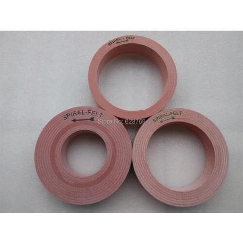 RZZ Spiral Felt Disc Wool Polish Wheel for Polishing Glass Bevel Glass Beveling Wheel