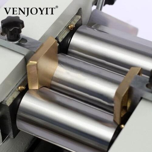 New SS65 Three Roller Grinding Mill Grinder for lab applications 128mm Roller 10kg/h lipstick, color paste, ink grinder