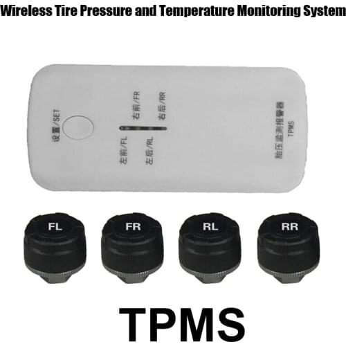 Bluetooth TPMS Support iPhone Android phone Wireless Tire Pressure Monitoring System Car TPMS with 4 External Car sensor