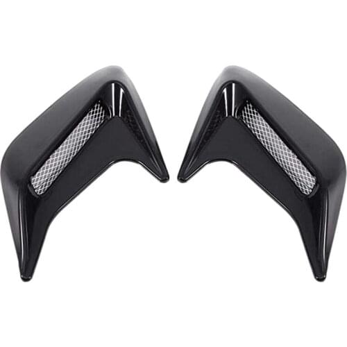 Universal Car Vents Decorative Car Style Air Flow Vent Hood Black