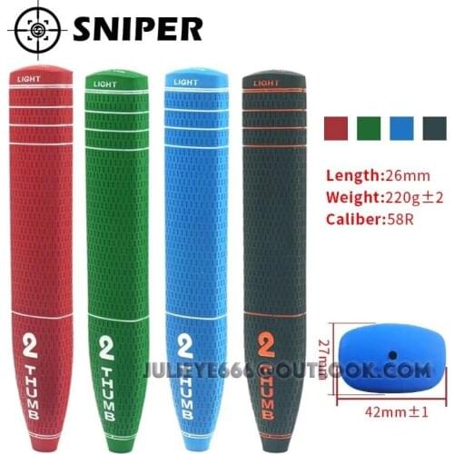 Heavyweight Golf Grips 240g Flat Rubber Putter Grip