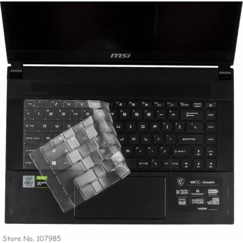 TPU Keyboard Cover Skin Protector For MSI Modern 14 B10RBSW-024MX B4Mx 15.6" MSI GS66 Stealth 10SFS 10SGS GE66 WS66 Series