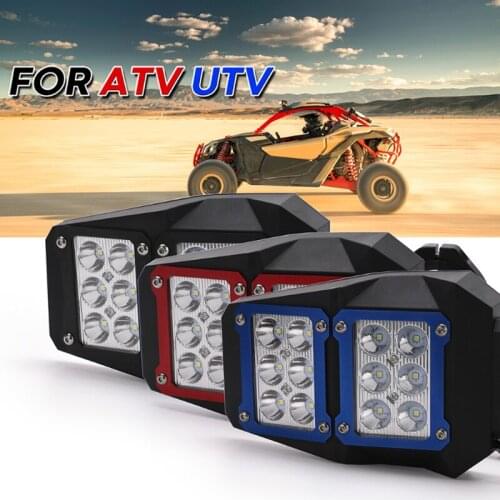 1.75" 2" Roll Cages 18W LED Light UTV For Polaris RZR XP 1000 RZR 900 Turbo Models