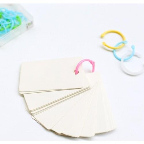 1 Set Plastic Multi-Functional Rings Office Binding Supplies Book Inner Paper Binding Circle DIY Albums Binder Hoops