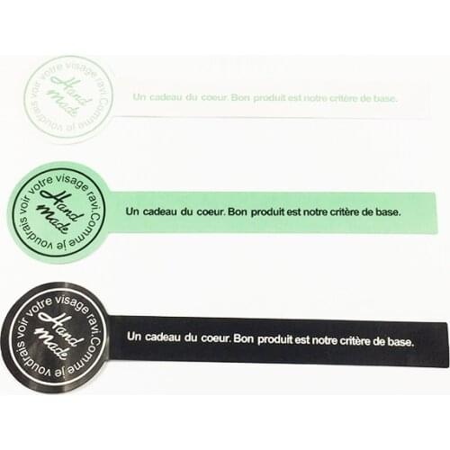 120 Pcs/lot 'Hand made' Sealing Tag DIY Decorative Stickers For Handmade Products Diy Bakery Packsge Label Adhesive Seal Sticker