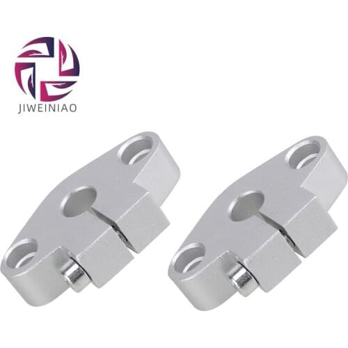 2pcs SHF8 SHF10 SHF12 Linear Shaft Support 3D Printers Parts 8/12/10 mm Horizontal Bearings Rail For XYZ Table CNC Route Holder