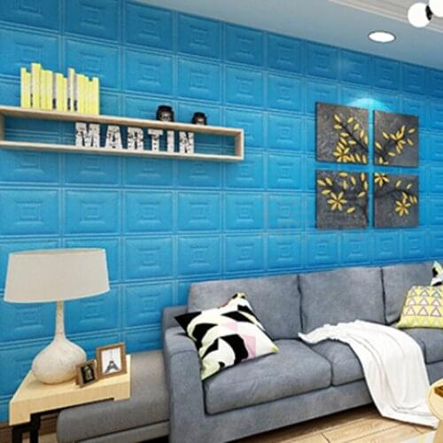 3D Wall Stickers Imitation Brick Bedroom Decor Waterproof Wallpaper For Living Room Kitchen TV Backdrop Decor