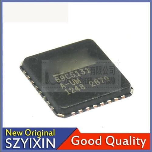 5PCS/Lot New Original AT89C5131A-UM QFN 8-BIT FLASH MEMORY Microcontroller WITH FULL SPEED USB DEVICE Good Quality