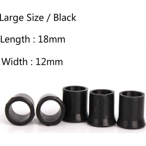 5pcs Soft Rubber Pipe Bits Mouthpiece Sleeve Smoking Accessories Protection For Pipe Stem