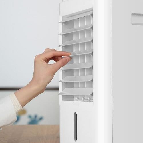 DC Input USB Air Cooler Portable Cooling Fan Evaporative Air Conditioner With 3 Speeds Humidifier Office Purifier